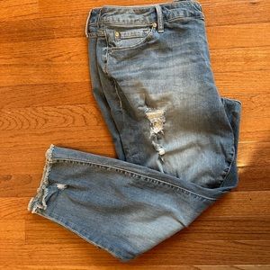 Torrid Denim Boyfriend distressed jeans size 18 excellent condition
